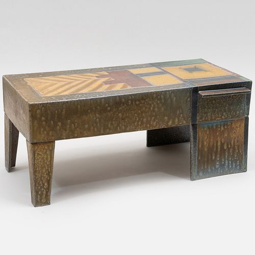 Robert M. Winokur Glazed Earthenware 'Other Table'