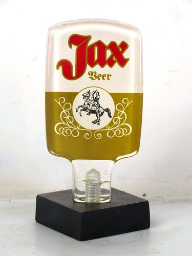 Rare 1972 Jax Beer 4¼ inch tall Acrylic Tap Handle New Orleans Louisiana