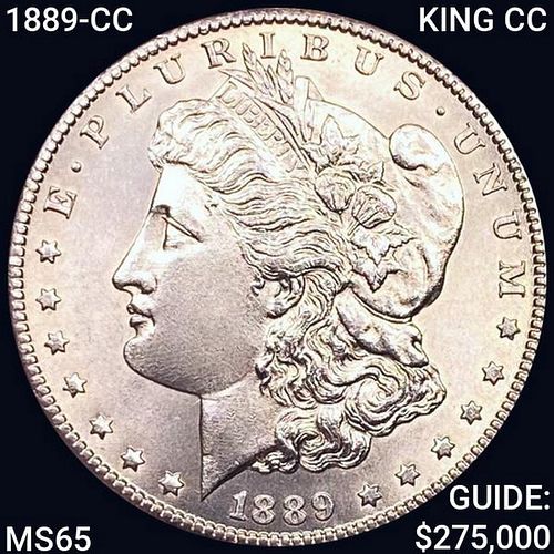 1889-CC Morgan Silver Dollar UNCIRCULATED +