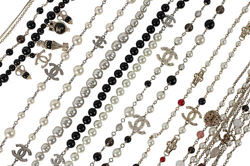 Chanel Style Costume Beaded Necklaces
