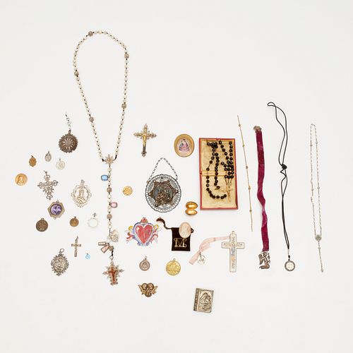 Collection devotional jewelry, Ex Votos & medals