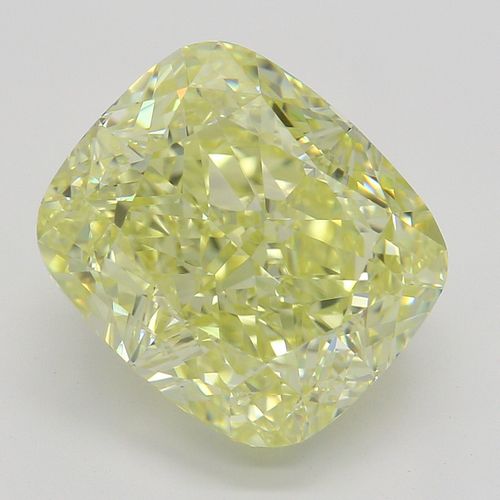 5.09 ct, Natural Fancy Yellow Even Color, VVS2, Cushion cut Diamond (GIA Graded), Appraised Value: $249,300 
