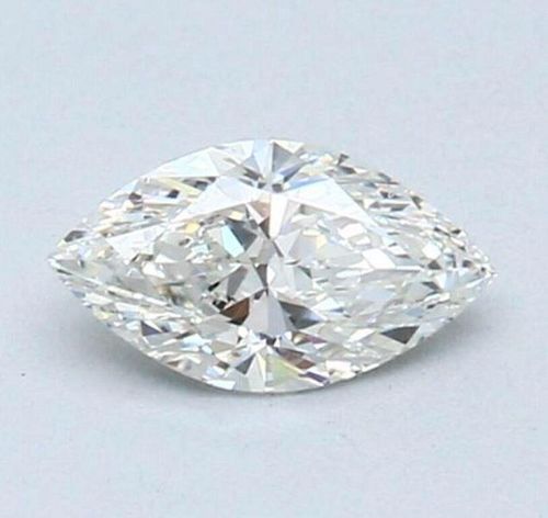 GIA 0.53CT Marquise Cut Loose Diamond I Color VVS2 Clarity 