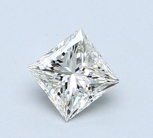 GIA 0.54CT Princess Cut Loose Diamond I Color VVS2 Clarity 