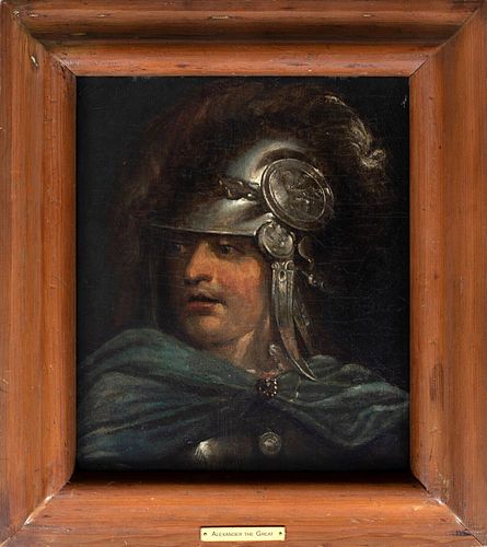 PORTRAIT OF ALEXANDER THE GREAT OIL PAINTING