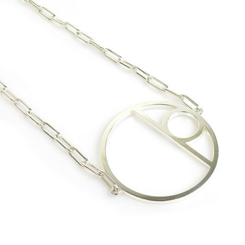HERMES NECKLACE SILVER 925