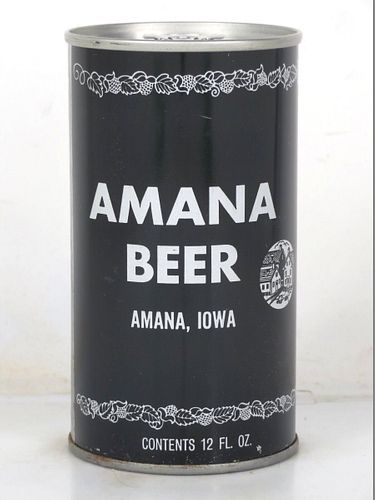 1974 Amana Beer 12oz T33-12 Ring Top Cold Spring Minnesota