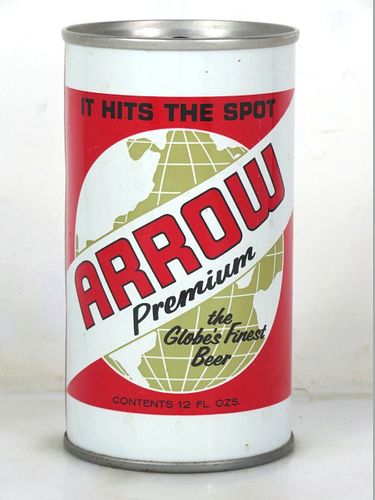 1970 Arrow Premium Beer 12oz T35-24 Ring Top Baltimore Maryland