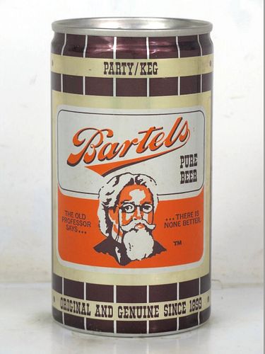 1975 Bartels Pure Beer 12oz T37-40 Ring Top Wilkes-Barre Pennsylvania