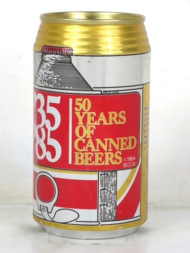 1985 BCCA 50 Years Of Canned Beers 12oz T206-33 Eco-Tab Saint Louis Missouri