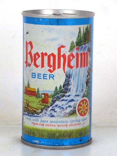 1968 Bergheim Beer 12oz T39-14 Ring Top Reading Pennsylvania