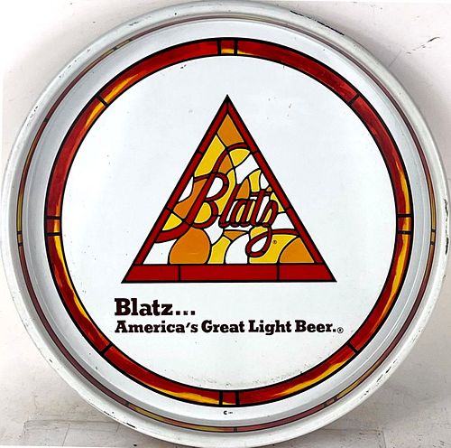 1975 Blatz Beer 13 inch tray Milwaukee Wisconsin