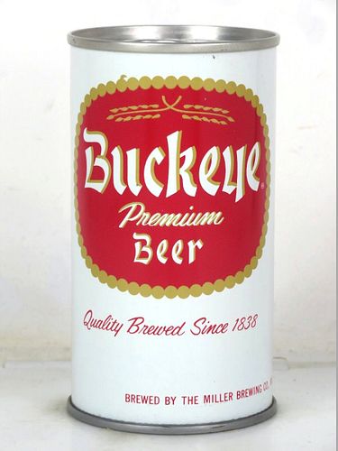 1974 Buckeye Premium Beer 12oz T47-15 Ring Top Milwaukee Wisconsin