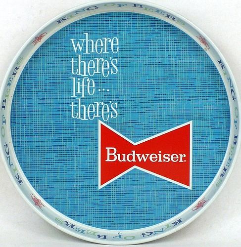 1958 Budweiser Beer 12 inch tray Saint Louis Missouri