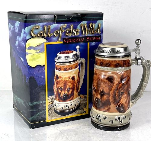 1996 Budweiser Call Of The Wild "Grizzly" 7¾ Inch GL12 Saint Louis Missouri