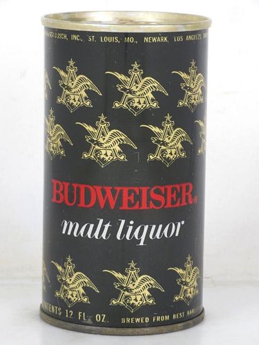 1973 Budweiser Malt Liquor 12oz T48-30 Ring Top Saint Louis Missouri