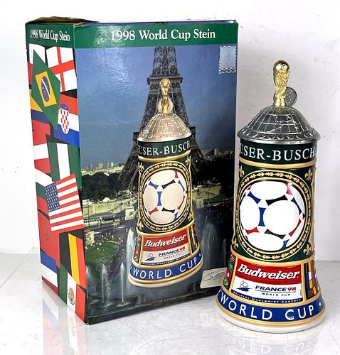 1998 Budweiser World Cup Soccer CS351 Stein Saint Louis Missouri