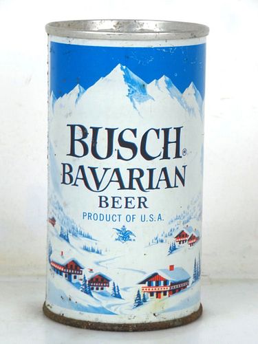 1963 Busch Bavarian Beer 83 A 12oz T52-39 Zip Top Saint Louis Missouri
