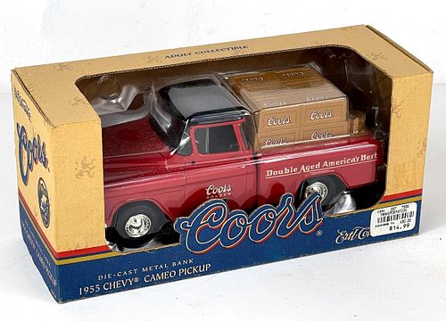 1998 Coors Beer 1955 Cameo Pickup 1:25 Scale Golden Colorado