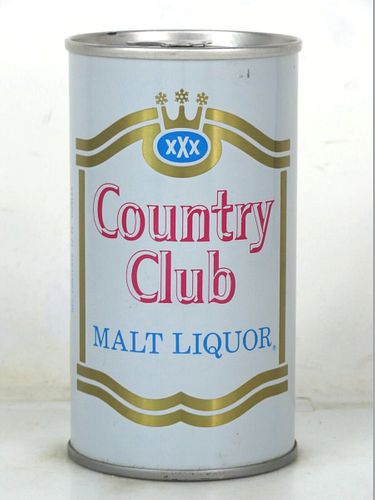 1969 Country Club Malt Liquor 12oz T70-07 Ring Top St. Joseph Missouri