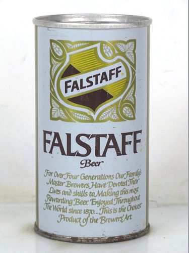 1972 Falstaff Beer 12oz T63-37.1b Ring Top Saint Louis Missouri