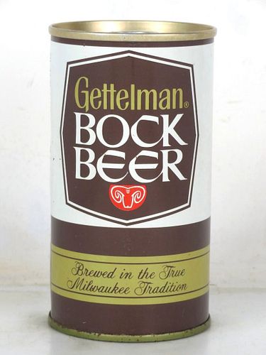1972 Gettelman Bock Beer 12oz T68-07 Ring Top Milwaukee Wisconsin