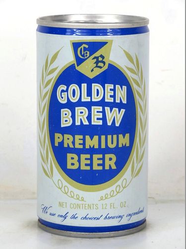 1975 Golden Brew Premium Beer 12oz T70-01 Ring Top San Francisco California