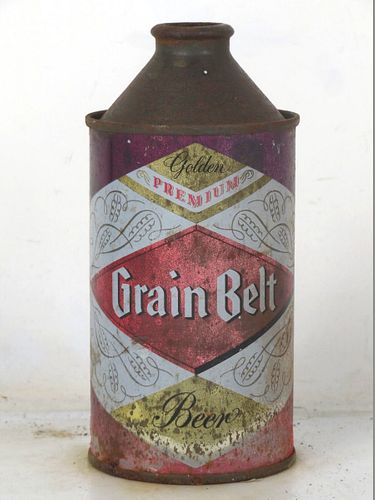 1955 Grain Belt Beer 12oz 167-22 High Profile Cone Top Minneapolis Minnesota