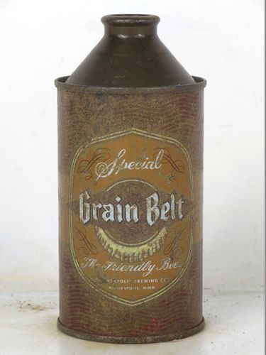 1950 Grain Belt Special Beer 12oz 167-18 High Profile Cone Top Minneapolis Minnesota