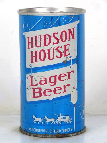 1965 Hudson House Lager Beer "Pull Top" 12oz T78-10f Fan Tab Santa Rosa California