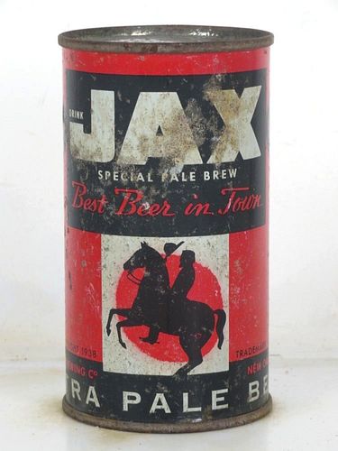 1948 Jax Beer 12oz 86-08 Flat Top New Orleans Louisiana