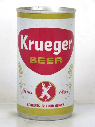 1970 Krueger Beer 12oz T86-38 Ring Top Cranston Rhode Island