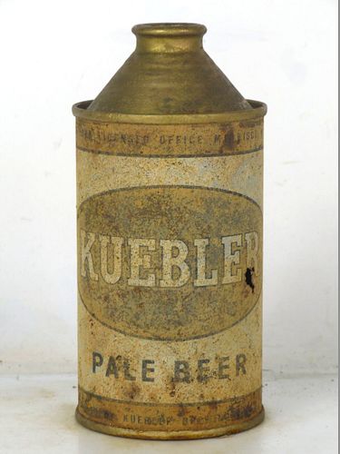 1953 Kuebler Pale Beer No Ref. 172-09 Easton Pennsylvania
