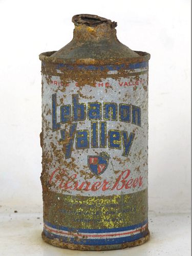 1964 Lebanon Valley Pilsner Beer No Ref. 172-22 J-Spout Lebanon Pennsylvania