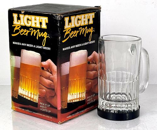 1984 "Light Beer Mug" Overnight Engineering San Diego Ca