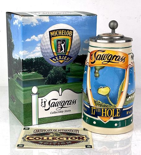 1997 Michelob PGA Golf Tour "Sawgrass" 8 Inch CS299 Stein Saint Louis Missouri