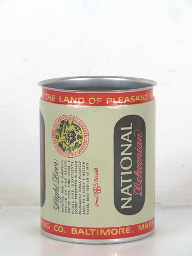 1975 National Bohemian Light Beer (2015) 8oz T29-04v Undocumented Ring Top Baltimore Maryland