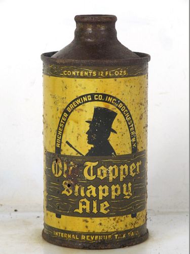 1937 Old Topper Snappy Ale 12oz 178-07 J-Spout Rochester New York