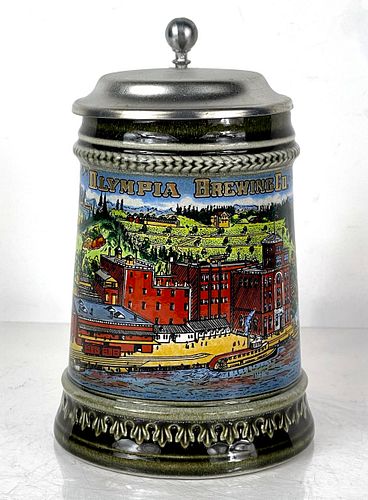 1970 Olympia Brewing Co. Factory 5¾ Inch Stein Tumwater Washington