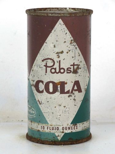 1955 Pabst Cola 10oz No Ref. Flat Top Milwaukee Wisconsin
