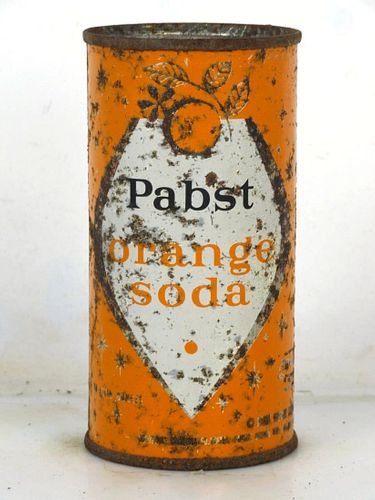 1957 Pabst Orange Soda 10oz No Ref. Flat Top Milwaukee Wisconsin