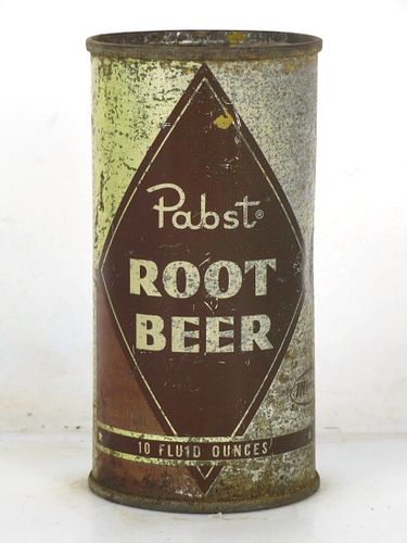 1955 Pabst Root Beer 10oz No Ref. Flat Top Milwaukee Wisconsin