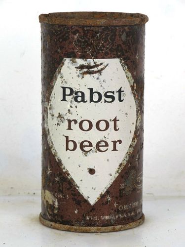 1957 Pabst Root Beer 10oz No Ref. Flat Top Milwaukee Wisconsin
