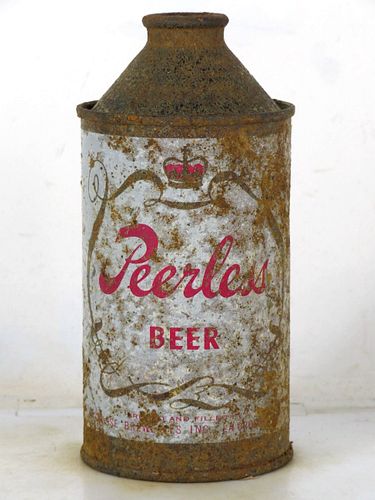 1950 Peerless Beer 12oz 179-02 High Profile Cone Top La Crosse Wisconsin