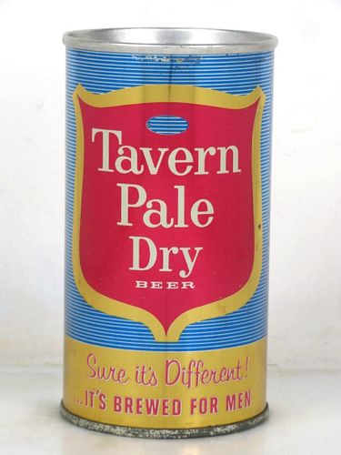 1965 Tavern Pale Dry Beer 12oz T129-33 Ring Top Chicago Illinois