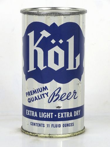 1965 Kol Beer 11oz 89-12 Flat Top Tacoma Washington
