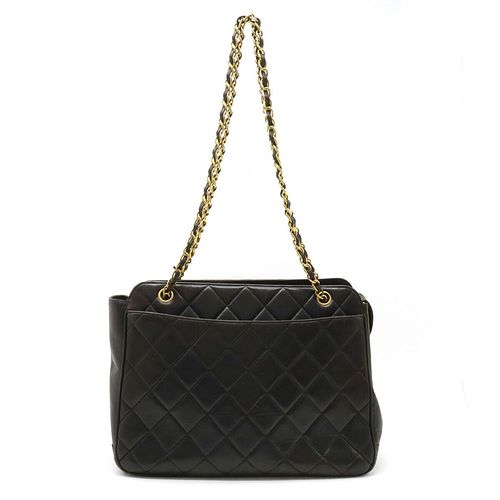 CHANEL MATELASSE LEATHER TOTE BAG