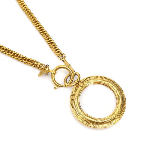 CHANEL COCO MARK LOUPE NECKLACE 

