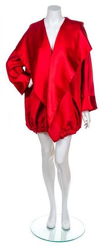 * A Versace Couture Red Jacket, No Size