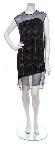 A Helmut Lang Black Cocktail Dress, Size 0.